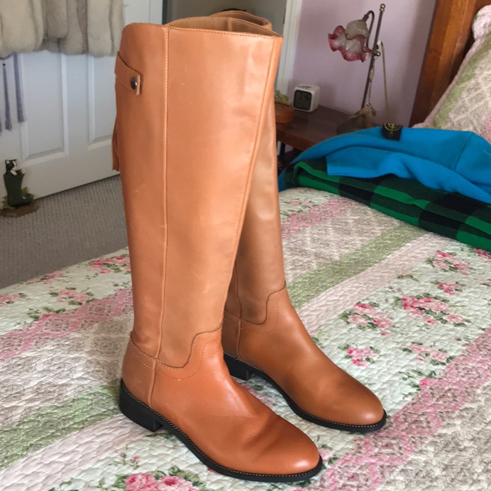 Franco Sarto Leather Boots 9.5